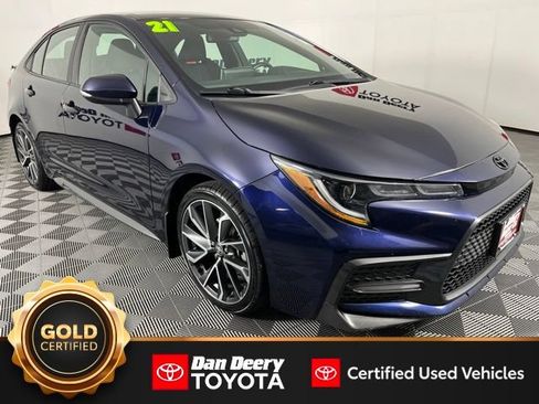 Certified 2021 Toyota Corolla SE w/ Carpet Mat Package (TMS) FWD image 1