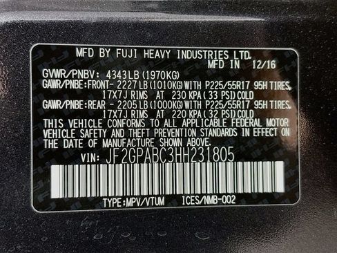 Used 2017 Subaru Crosstrek 2.0i Premium AWD/4WD image 30