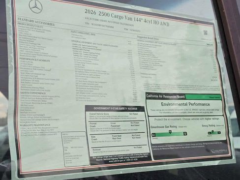 New 2026 Mercedes-Benz Sprinter 2500 image 14