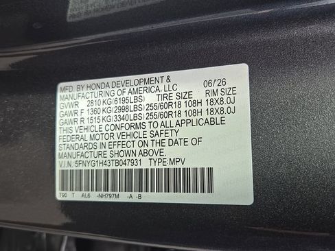 New 2026 Honda Pilot EX-L image 9
