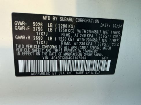 Used 2025 Subaru Outback Wilderness image 16