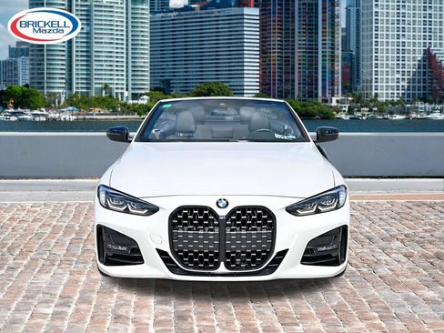Used 2021 BMW 430i Convertible w/ M Sport Package RWD image 3