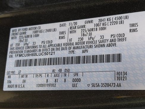 Used 2020 Ford Escape SEL AWD/4WD image 33