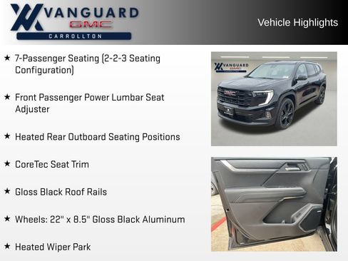 New 2026 GMC Acadia Elevation w/ Black Edition image 26