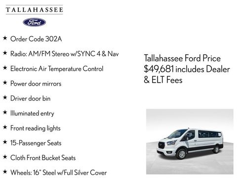 Used 2023 Ford Transit 350 XLT RWD image 8