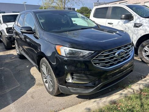 Used 2022 Ford Edge Titanium w/ Class II Trailer Tow Package AWD/4WD image 3