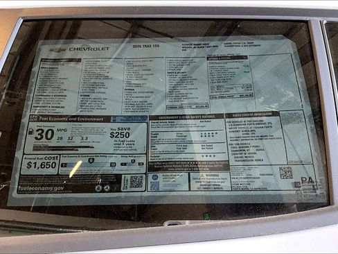 New 2026 Chevrolet Trax RS w/ Sunroof Package FWD image 13