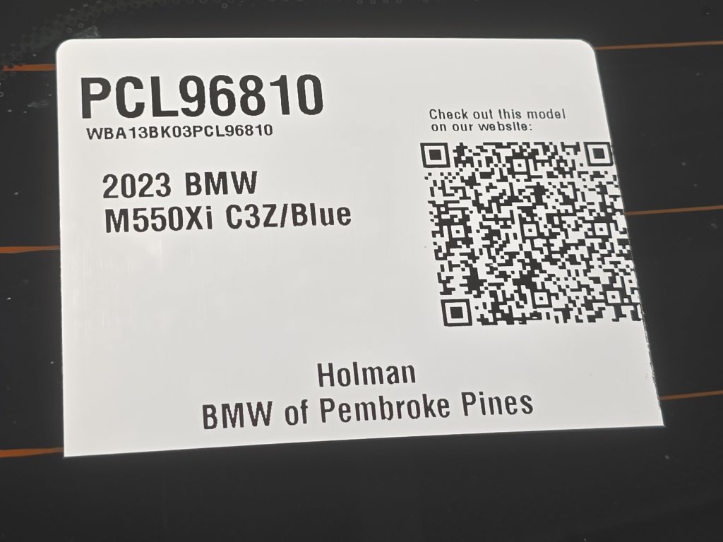 Certified 2023 BMW M550i xDrive w/ Dynamic Handling Package AWD/4WD image 24
