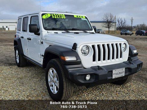 Certified 2022 Jeep Wrangler Unlimited Sport w/ Sun And Sound Package AWD/4WD image 1