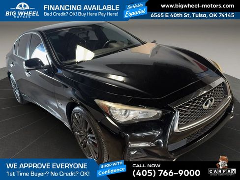 Used 2018 INFINITI Q50 Red Sport 400 w/ Cargo Package (L95) AWD/4WD image 2