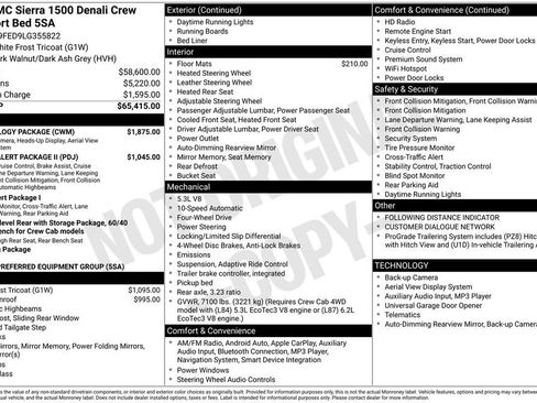 Certified 2020 GMC Sierra 1500 Denali w/ Technology Package image 13
