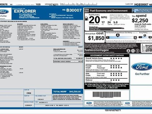 Used 2017 Ford Explorer XLT w/ Equipment Group 202A image 15