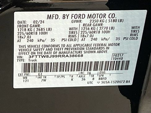 Used 2024 Ford Maverick XLT w/ XLT Luxury Package AWD/4WD image 30