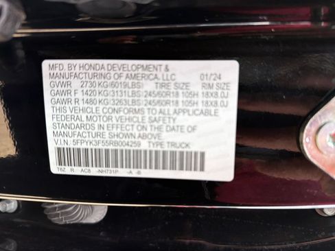 Used 2024 Honda Ridgeline RTL image 30
