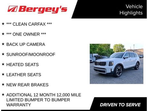Used 2024 Kia Telluride S w/ S Sunroof Package FWD image 4