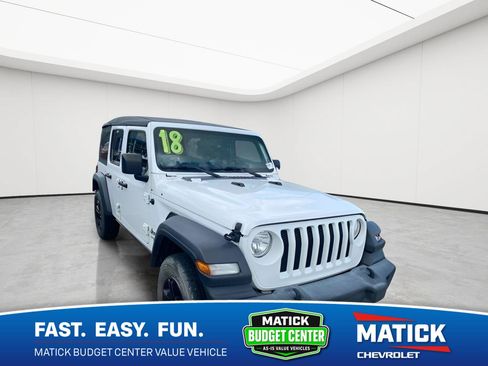 Used 2018 Jeep Wrangler Unlimited Sport S AWD/4WD image 1