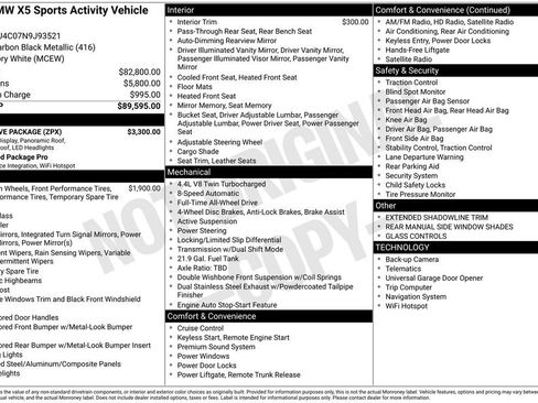 Used 2022 BMW X5 M50i w/ Executive Package image 3