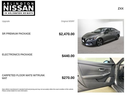 Used 2023 Nissan Sentra SR w/ SR Premium Package FWD image 4