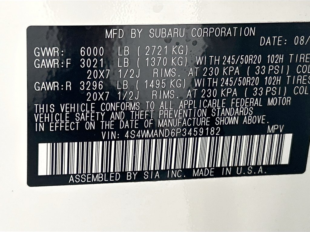 Used 2023 Subaru Ascent Limited AWD/4WD image 33