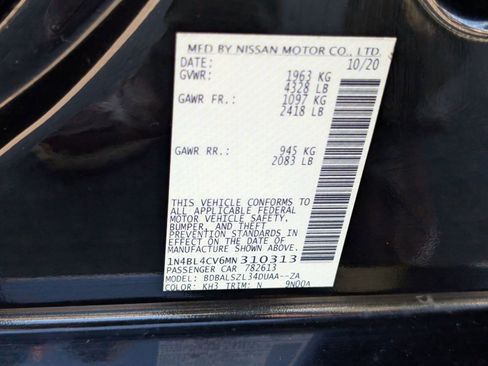 Used 2021 Nissan Altima 2.5 SR w/ SR Premium Package image 23