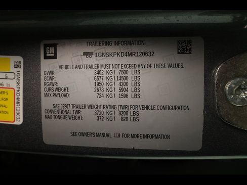 Used 2021 Chevrolet Tahoe Z71 w/ Z71 Signature Package image 35