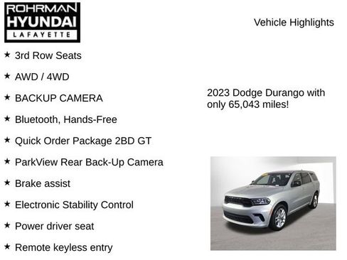 Used 2023 Dodge Durango GT AWD/4WD image 7