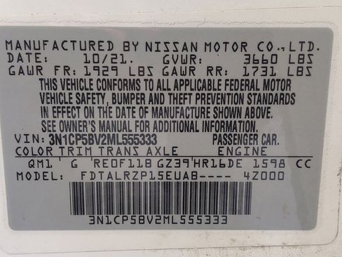 Used 2021 Nissan Kicks S FWD image 33