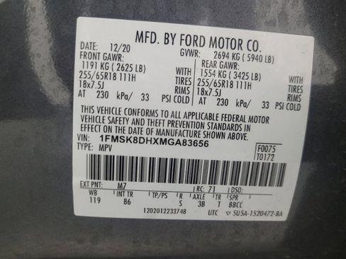 Used 2021 Ford Explorer XLT w/ Class III Trailer Tow Package AWD/4WD image 33