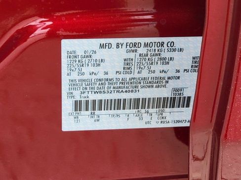 New 2026 Ford Maverick Lariat w/ Black Appearance Package image 11