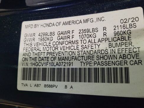 Used 2020 Honda Accord LX image 33