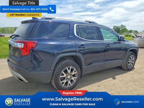 Used 2021 GMC Acadia SLT w/ Technology Package AWD/4WD image 4