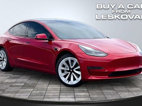 Used 2021 Tesla Model 3 Long Range AWD/4WD image 1