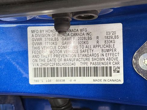 Used 2020 Honda Civic Sport image 20