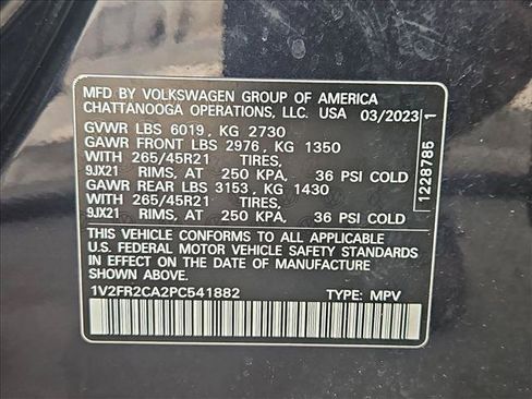 Used 2023 Volkswagen Atlas SEL Premium AWD/4WD image 15
