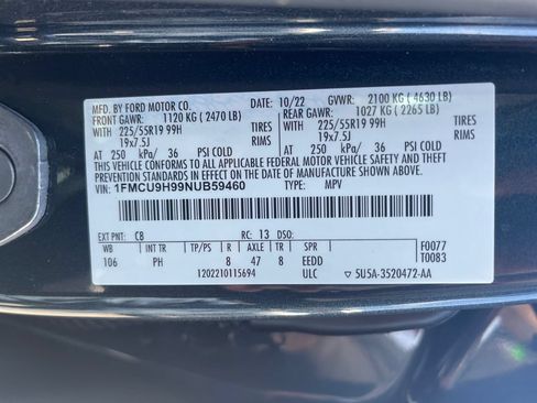Used 2022 Ford Escape SEL w/ SEL Stealth AWD Package image 32