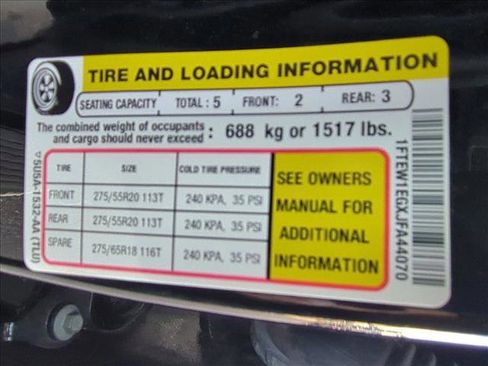 Used 2018 Ford F150 Platinum w/ Equipment Group 701A Luxury image 17