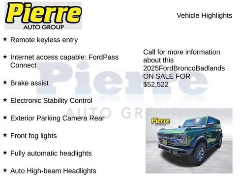 Used 2025 Ford Bronco Badlands AWD/4WD image 12