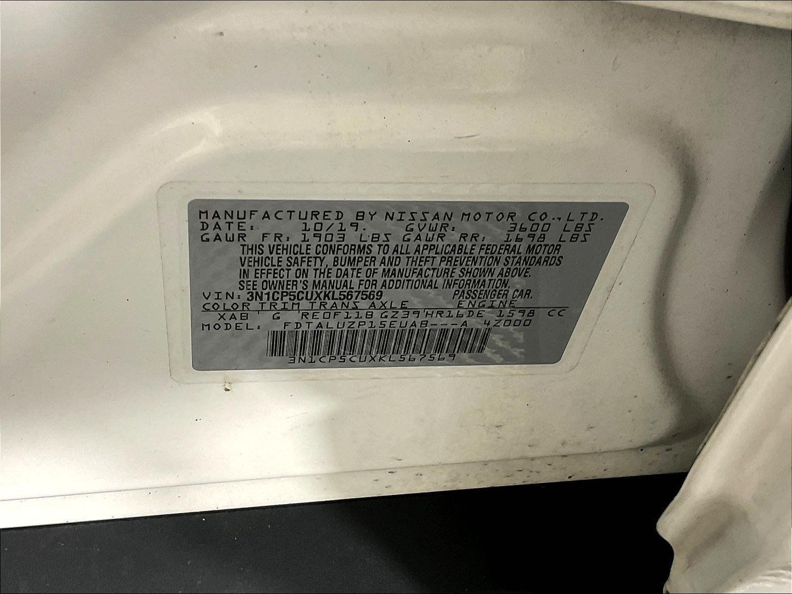 Used 2019 Nissan Kicks SR w/ SR Premium Package FWD image 18