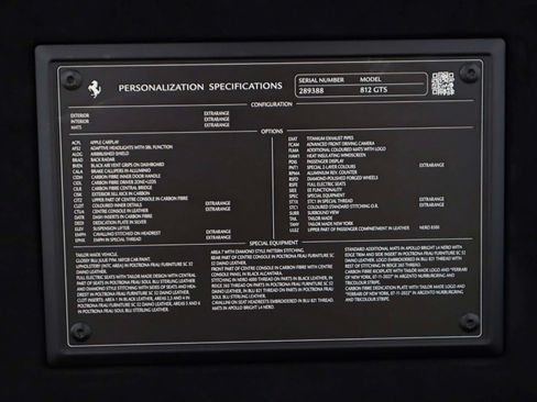 Certified 2023 Ferrari 812 GTS RWD image 12