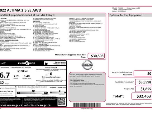 Used 2022 Nissan Altima 2.5 image 2