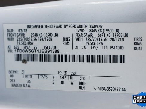 Used 2018 Ford F550 2WD Crew Cab Super Duty image 47