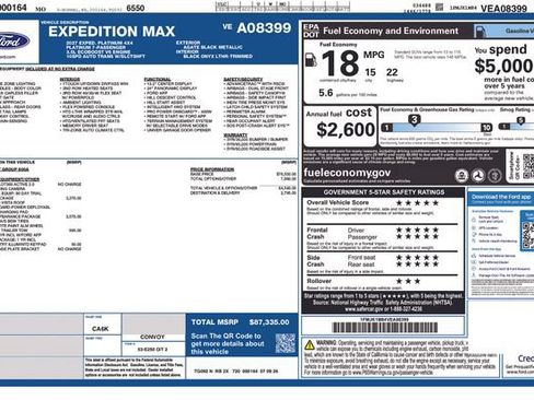 New 2027 Ford Expedition Max Platinum AWD/4WD image 26