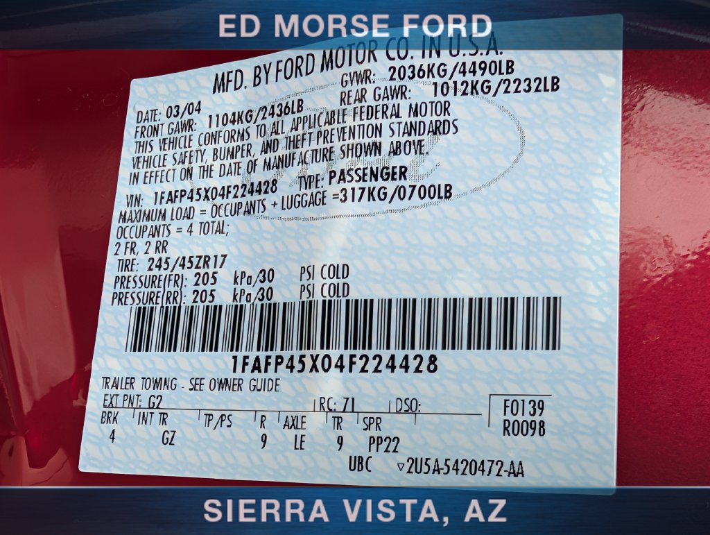 Used 2004 Ford Mustang GT RWD image 22