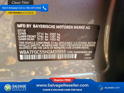 Used 2017 BMW 750i image 16