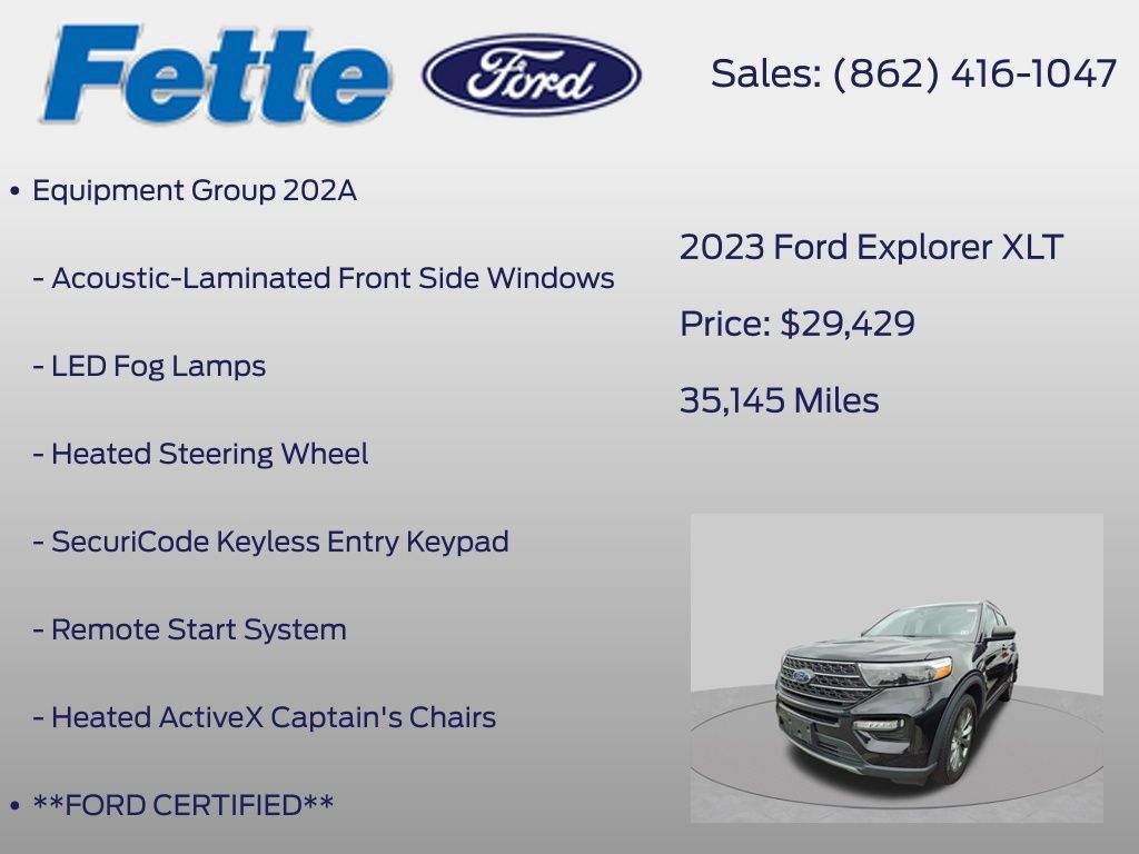 Used 2023 Ford Explorer XLT w/ Equipment Group 202A AWD/4WD image 5