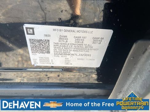 Used 2020 Chevrolet Traverse LT w/ LT Premium Package FWD image 33