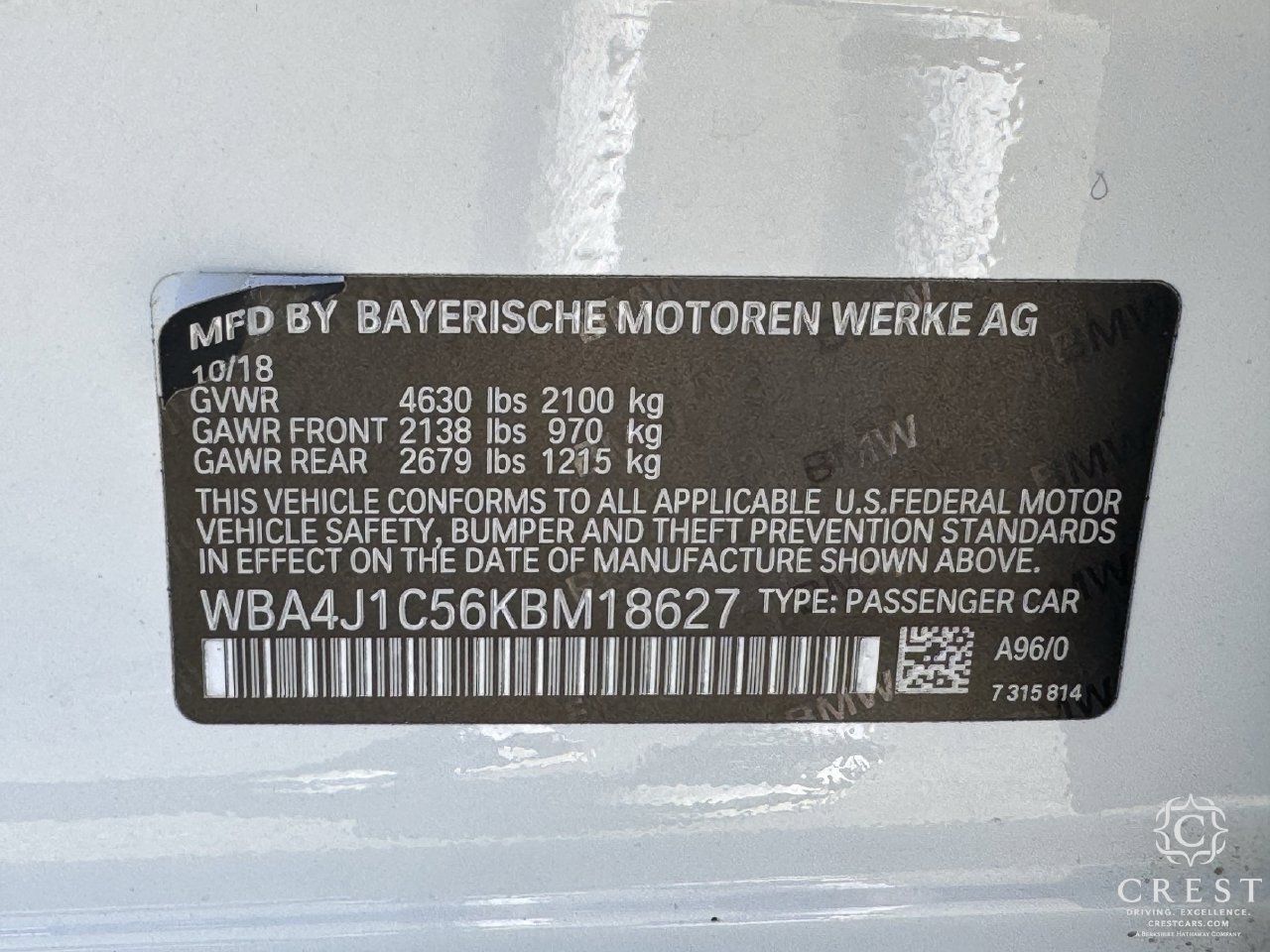 Used 2019 BMW 430i Gran Coupe w/ Convenience Package RWD image 35