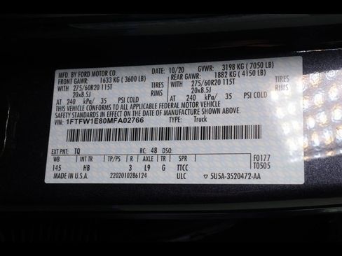 Used 2021 Ford F150 Lariat w/ Equipment Group 502A High AWD/4WD image 39
