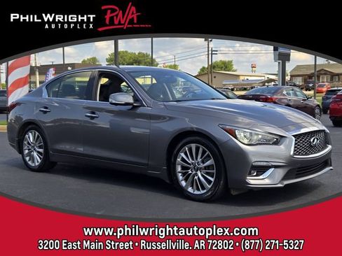 Used 2021 INFINITI Q50 Luxe w/ Seat & Sound Package RWD image 1