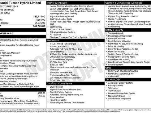 Certified 2024 Hyundai Tucson Limited AWD/4WD image 46